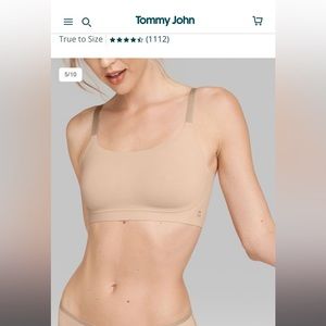 Brand new Tommy John comfort smoothing bralette. Size medium. Color nude